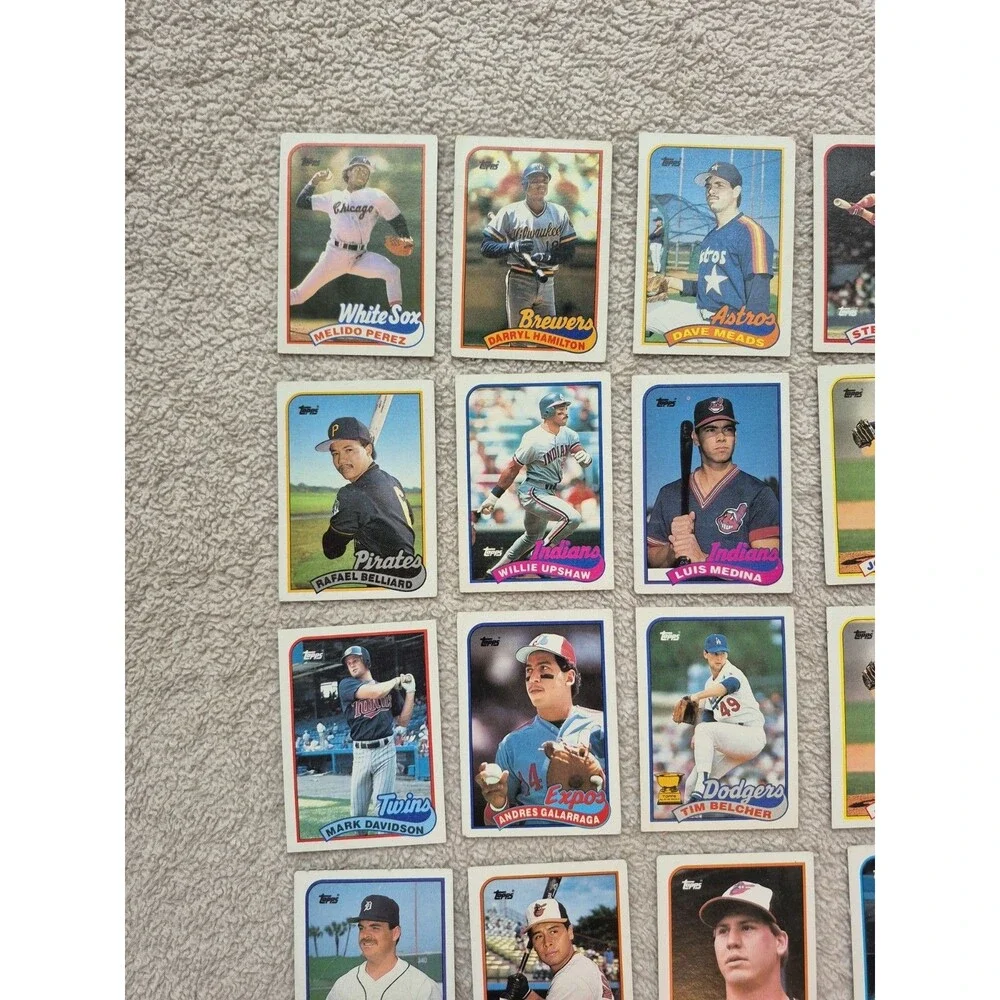 1989 Topps Baseball Card Lot 31 Cards Mark McLemore Billy Ripken Galarraga MLB